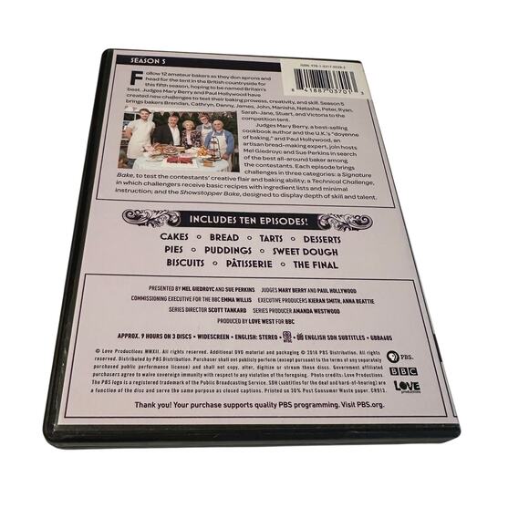 The Great British Baking Show: Season 5 (UK Season 3) (DVD) - Picture 2 of 2